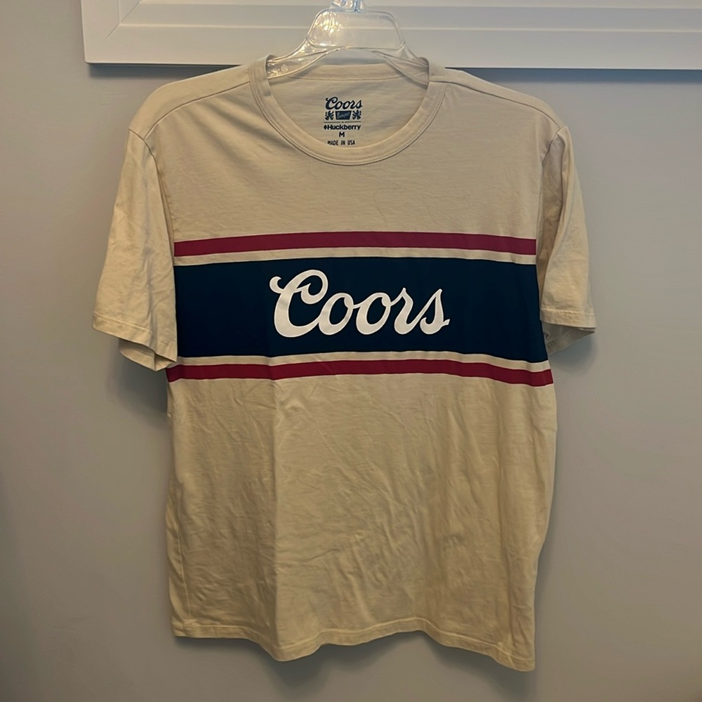 Size Medium Huckberry Banquet Coors tshirt